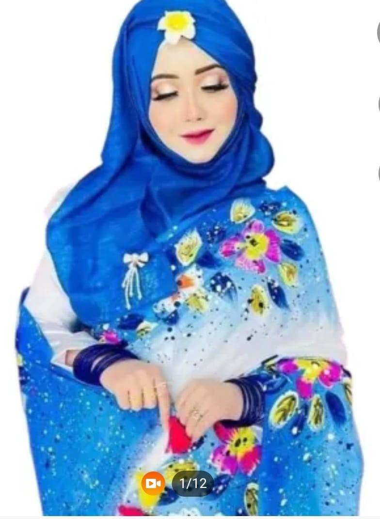 Hand Painted Half Silk Saree ( HPD255 )