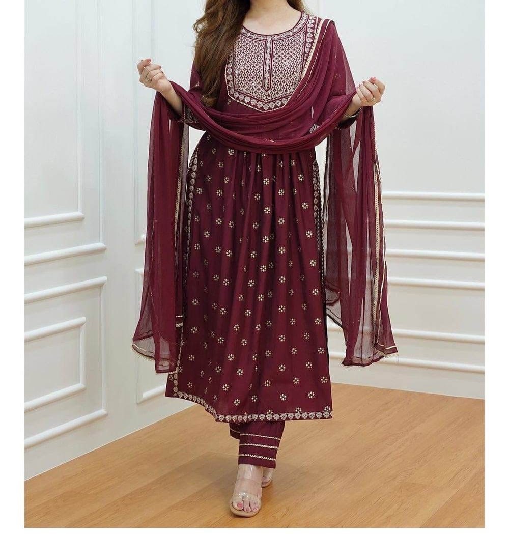 Embroidery & Printed Cut Naira Set  ( MM110 )
