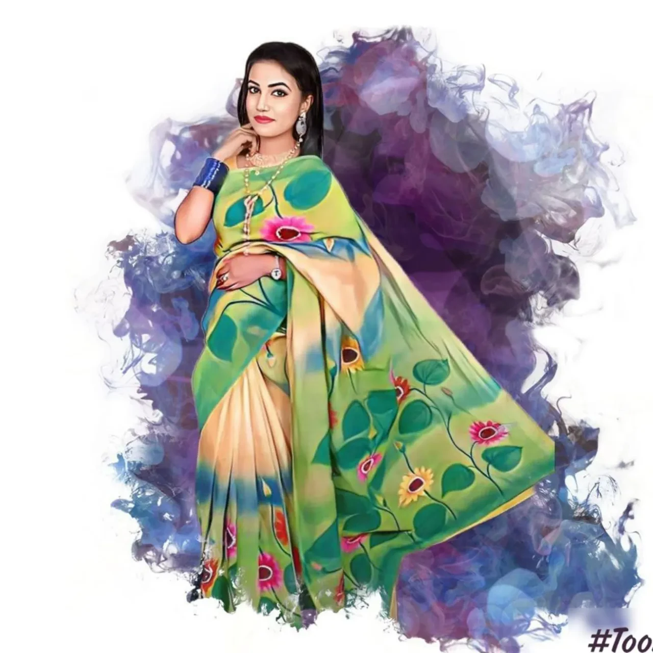 Half Silk Saree
