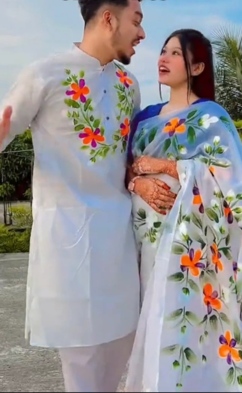 Hand Painted Couple Set   ( FA222 )