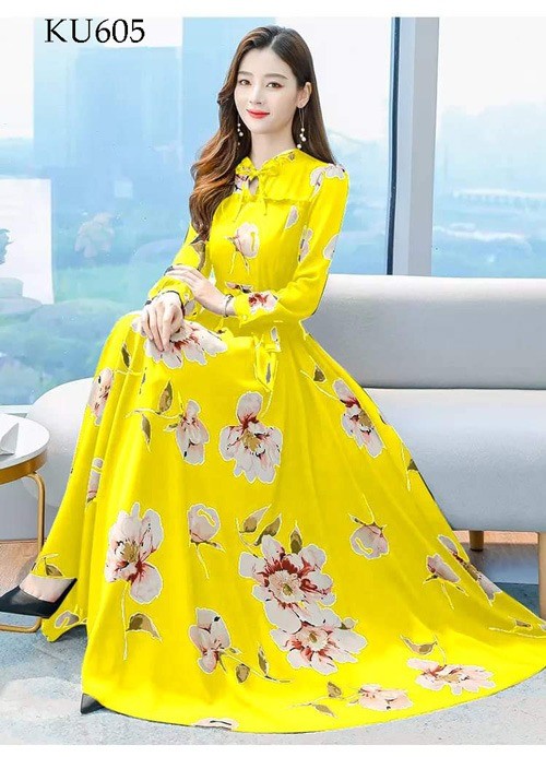 Skin Printed China Linen Kurti KU605
