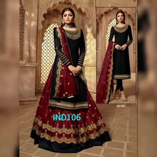 Fashionable Georgette Ghaghra Suit IND106