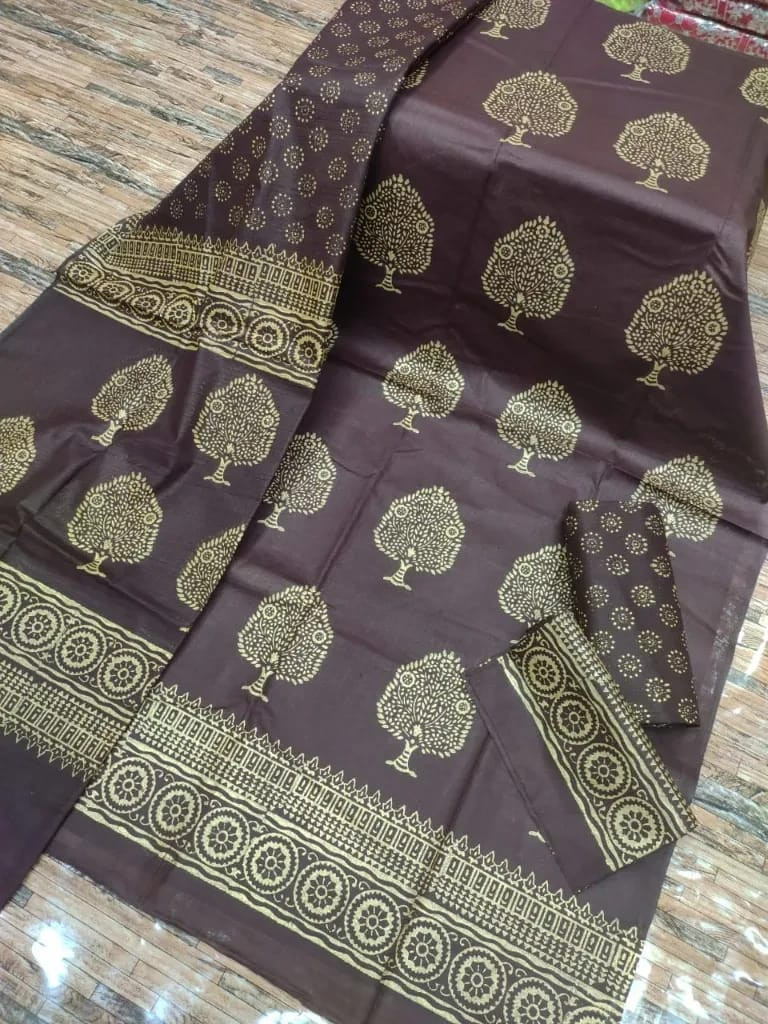 Afsan Printed Cotton Kameez Set COT104