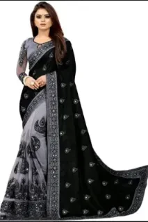 Exclusive Embroidered Georgette Saree