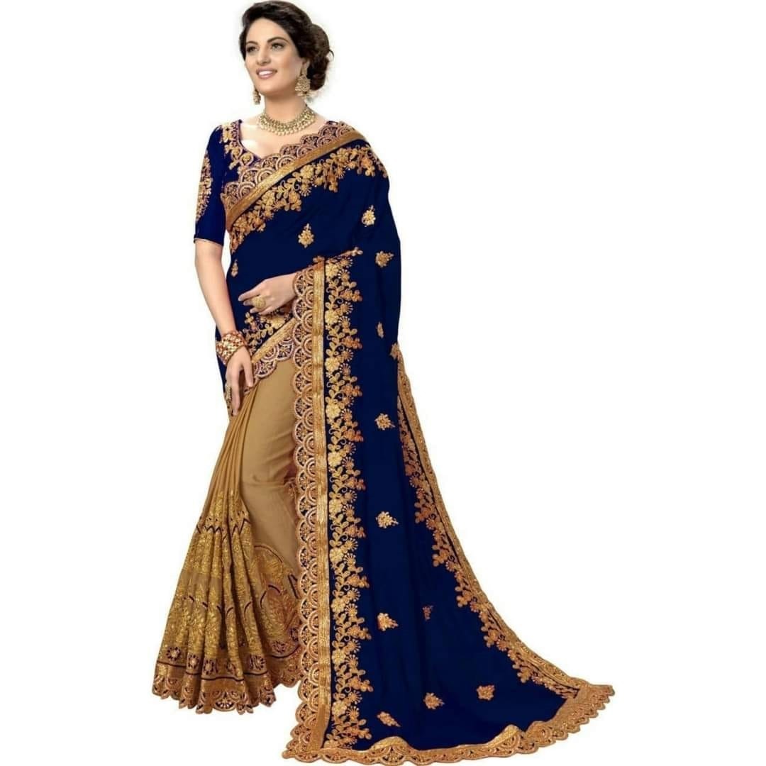Georgette High Quality Embroidery Stylish Sharee (AZ-14