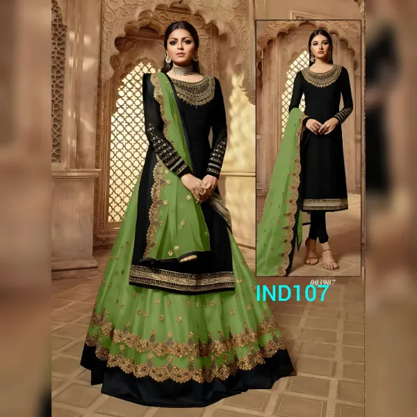 Fashionable Georgette Ghaghra Suit IND107