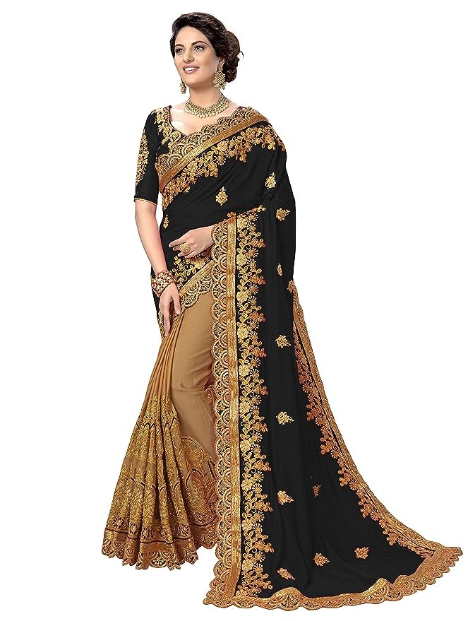 Georgette High Quality Embroidery Stylish Sharee (AZ-16