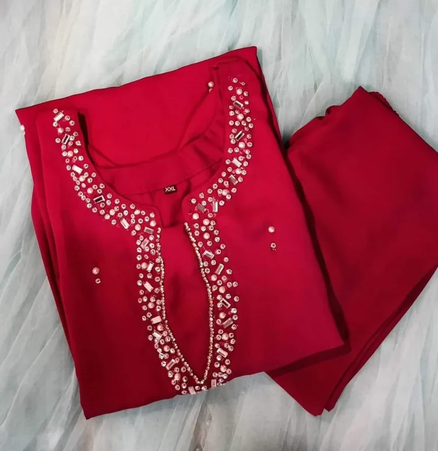 Embroidery georjet   521