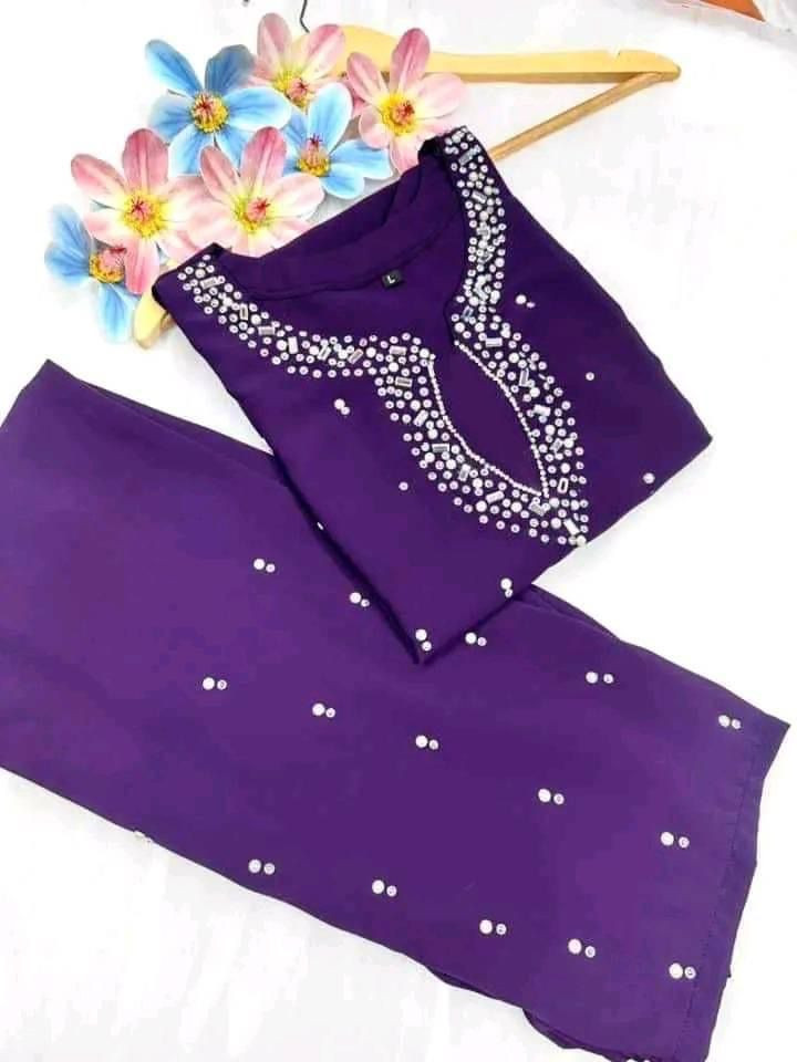 Embroidery georjet   521