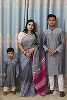 Saree And Panjabi And Baby