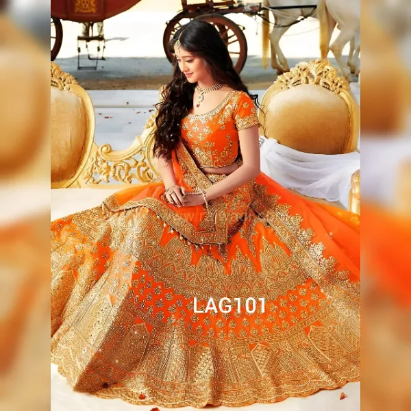 Exclusive Embroidered Lehenga Suit LAG101