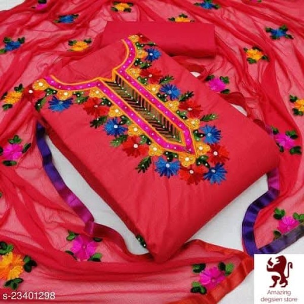 VIP Ari & Stone Worked Cotton Kameez Set CSK107