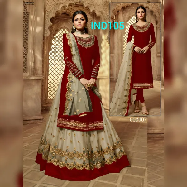Fashionable Georgette Ghaghra Suit IND105