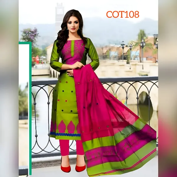 Afsan Printed Cotton Kameez Set COT108
