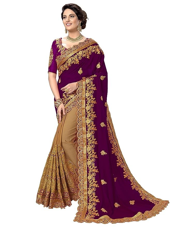 Georgette High Quality Embroidery Stylish Sharee (AZ-17