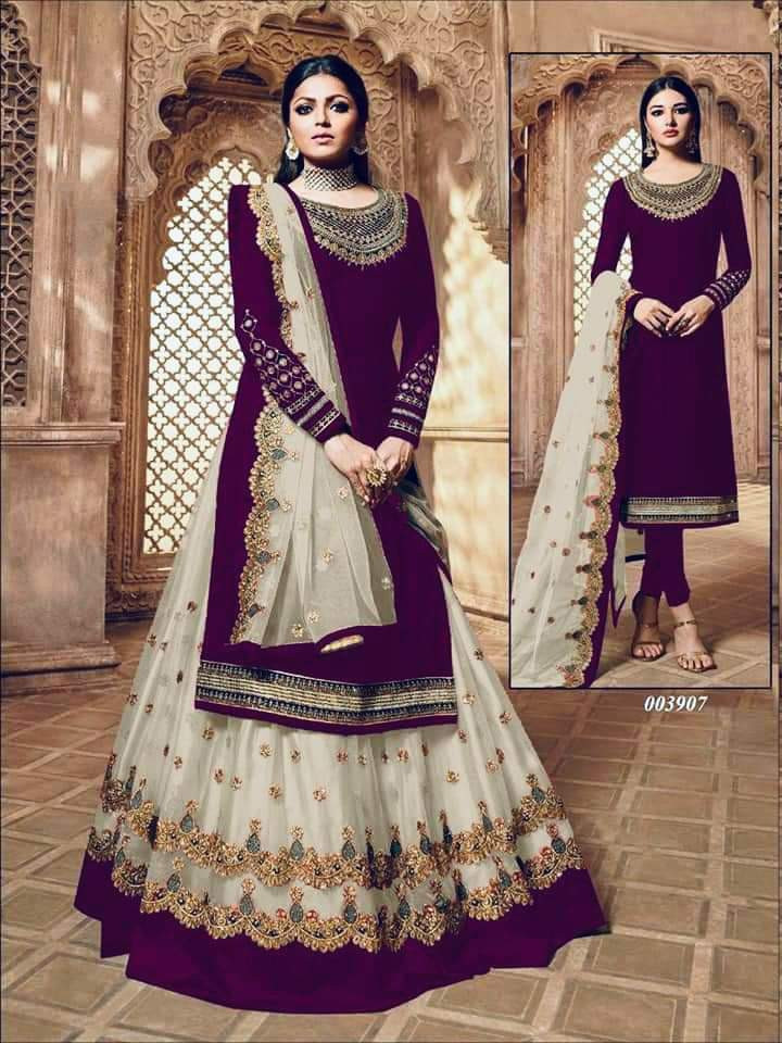 Fashionable Georgette Ghaghra Suit IND104